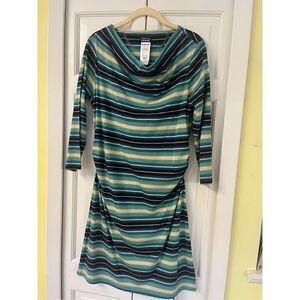 Patagonia dress multi color stripes Medium